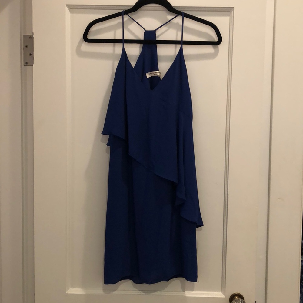 Amanda Uprichard Royal Blue Mini Dress